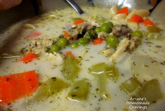 Суп с курицей и лапшой