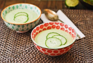 Огуречный суп с авокадо
