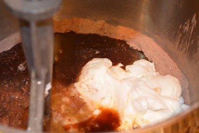 Шоколадные кексы с начинкой - приготовление