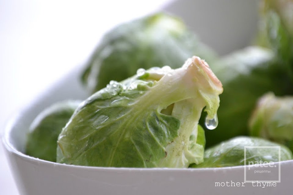 Спагетти с брюссельской капустой и лимонным маслом - Шаг 3