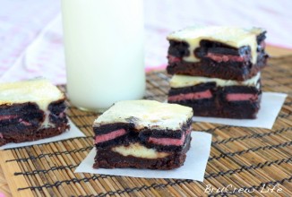 Неаполитанский чизкейк с печеньем и шоколадом