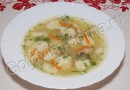 Куриный суп с клецками