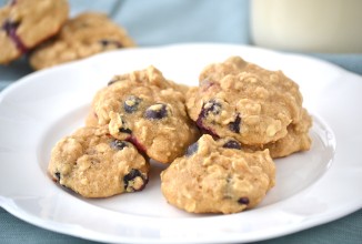 Овсяное печенье с черникой