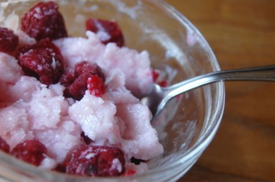 Рецепт Замороженный ягодный йогурт