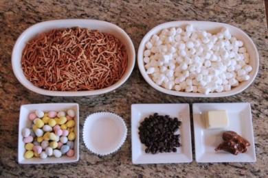 Пасхальные гнезда - приготовление