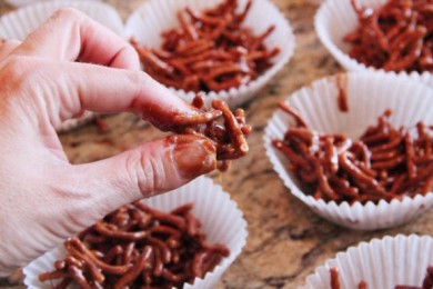 Пасхальные гнезда - приготовление