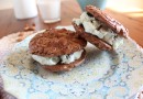 Шоколадное печенье с мороженым