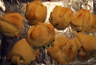 Мини-пирожки с курицей