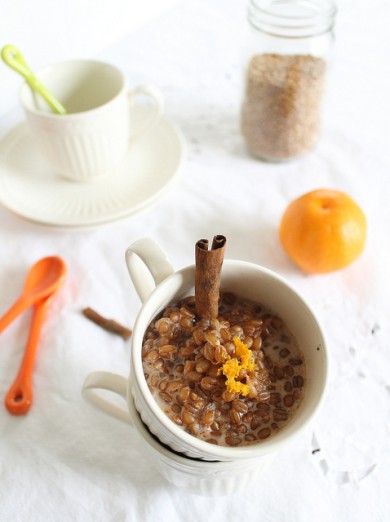 Апельсиново-пшеничный пудинг с ромом - Шаг 4