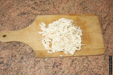 Белочка - приготовление