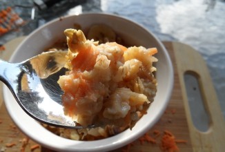 Морковный пирог с овсяными хлопьями