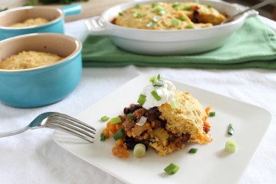 Острый пирог с индейкой - приготовление