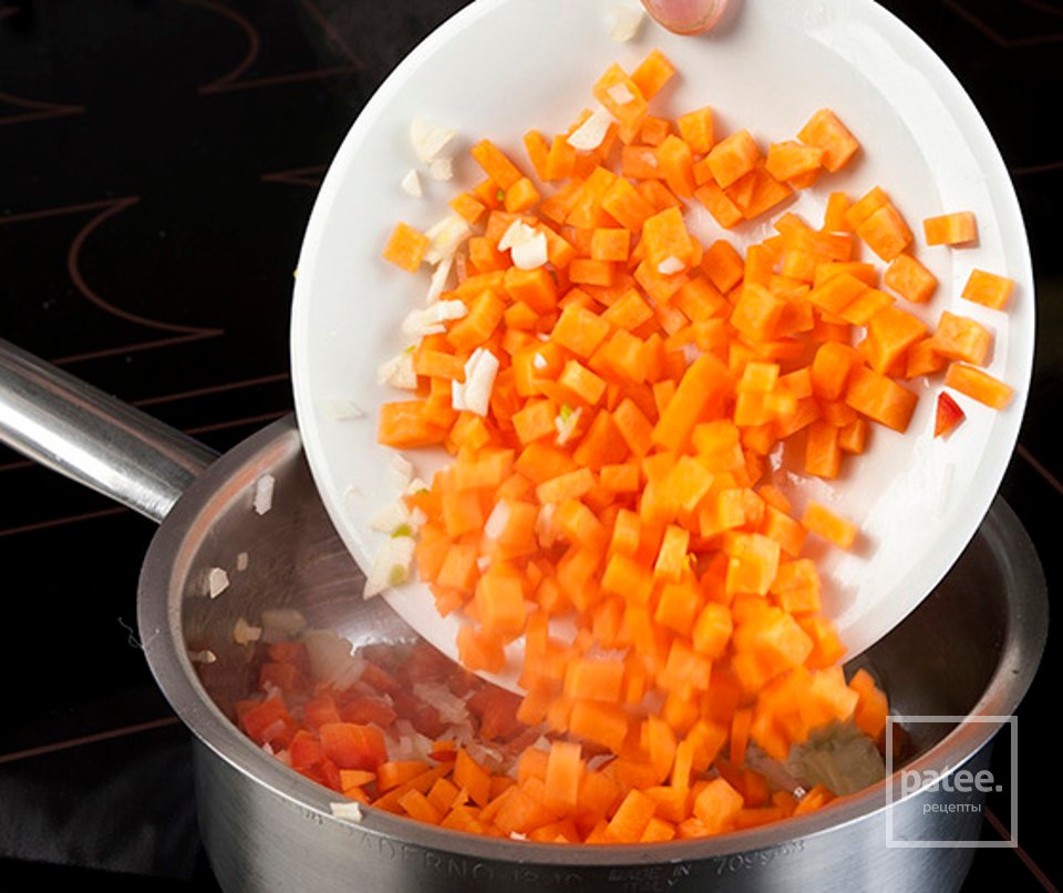 Тыквенное ризотто с жареным окунем - Шаг 2