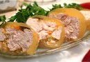Куриный рулет в желе