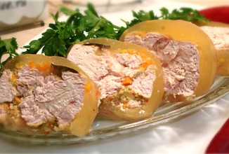 Куриный рулет в желе