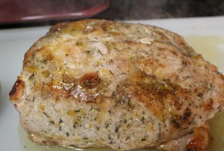 Запеченная свинина с абрикосами