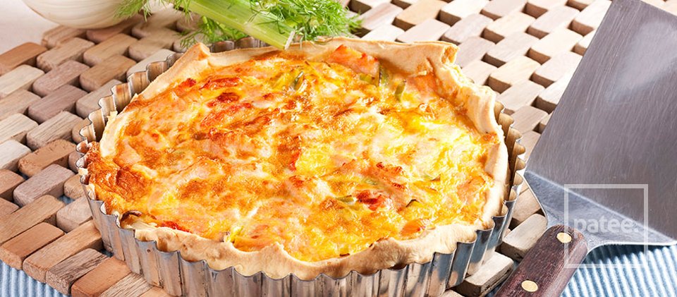 Запеканка с копченым лососем и помидорами - Шаг 5