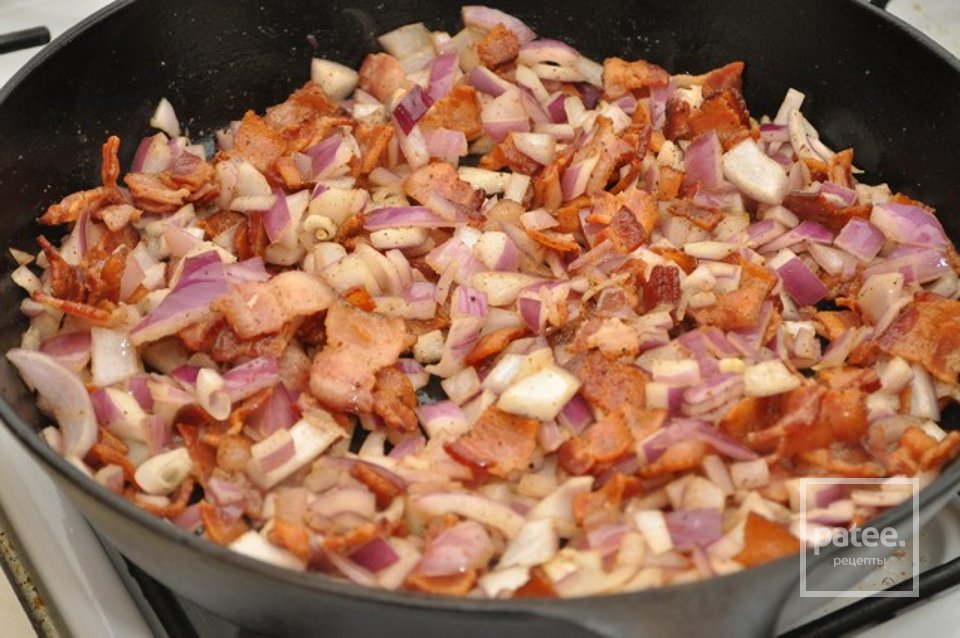 Бекон с капустой кале - Шаг 3