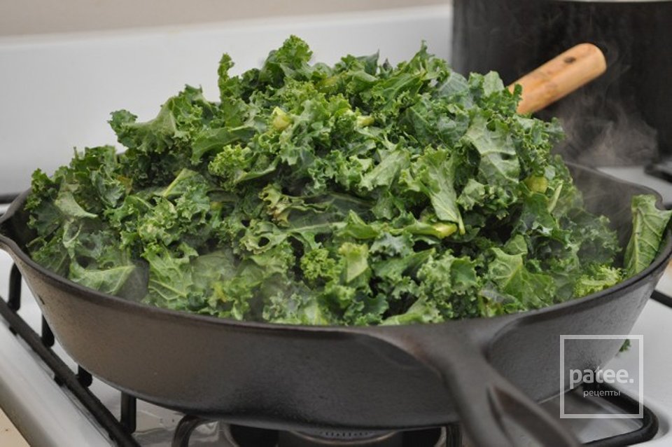 Бекон с капустой кале - Шаг 4