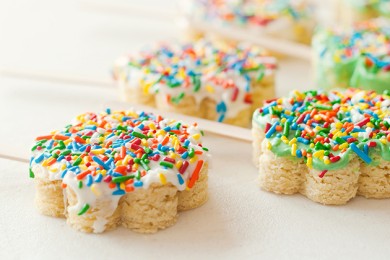 Рецепт Сладкое печенье на палочке