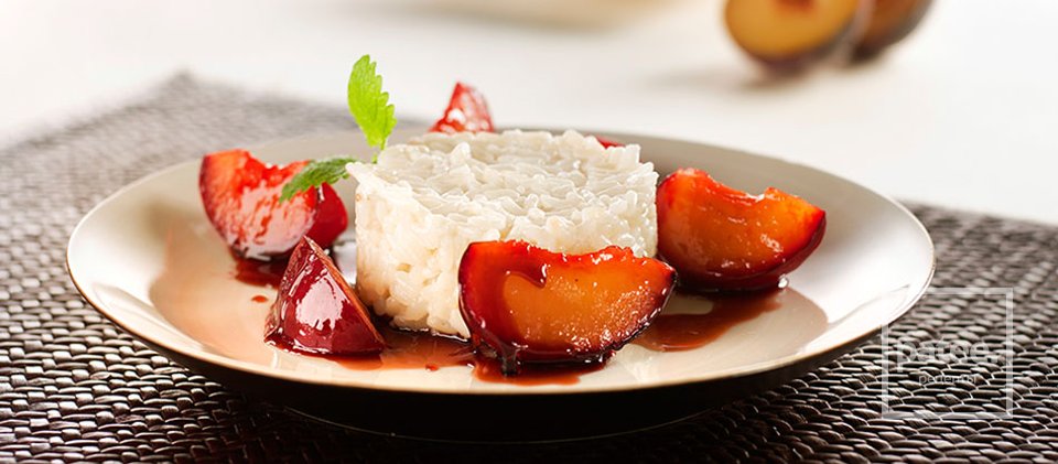 Кокосовый рис со сливами в карамели - Шаг 7