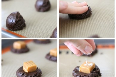 Печенье брауни с карамелью - приготовление