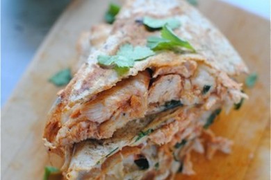 Куриная кесадия Баффало - приготовление