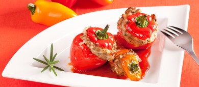 Рецепт Фаршированный перец под томатным соусом