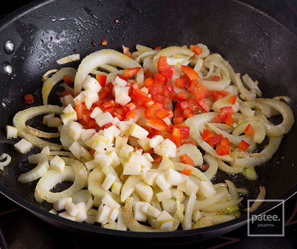 Рис с овощами, фенхелем и креветками - Шаг 2