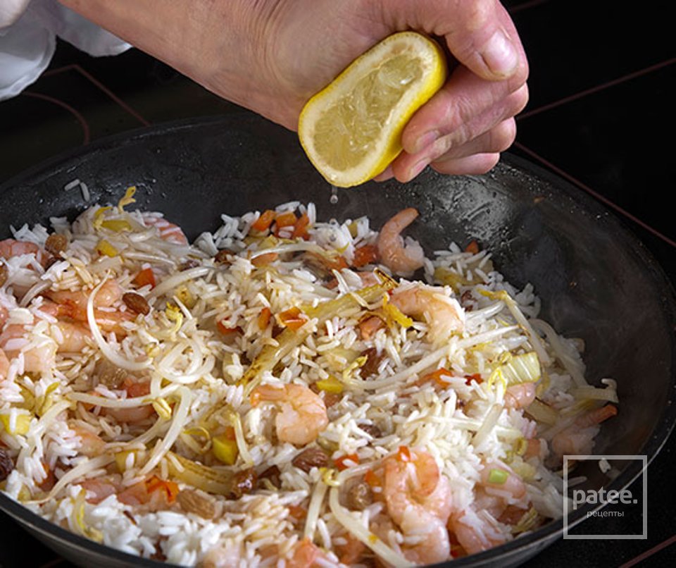 Рис с овощами, фенхелем и креветками - Шаг 4