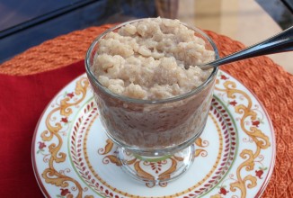 Рисовый пудинг с корицей и ванилином