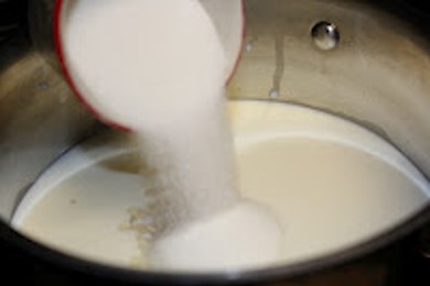 Рисовый пудинг с корицей и ванилином - приготовление