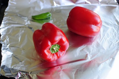 Острый хумус с красным перцем и чили - приготовление