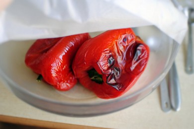 Острый хумус с красным перцем и чили - приготовление