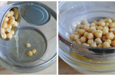 Острый хумус с красным перцем и чили - приготовление