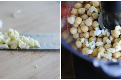 Острый хумус с красным перцем и чили - приготовление