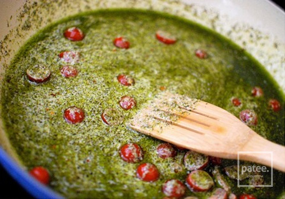 Песто в сливочном соусе - Шаг 3