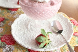 Клубнично-апельсиновый мусс