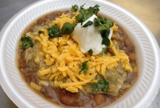 Чили верде с фасолью