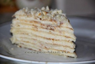 Торт "Минутка" без выпечки.