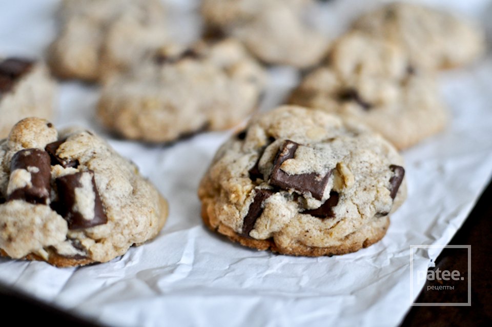 Овсяное печенье на коричневом масле - Шаг 8