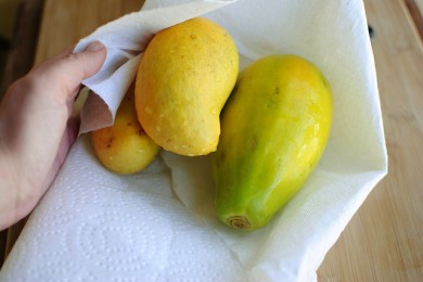 Сальса из тропических фруктов - приготовление