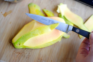 Сальса из тропических фруктов - приготовление