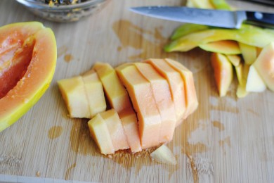 Сальса из тропических фруктов - приготовление