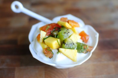 Сальса из тропических фруктов - приготовление