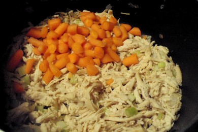 Куриный суп Буффало с сыром - приготовление