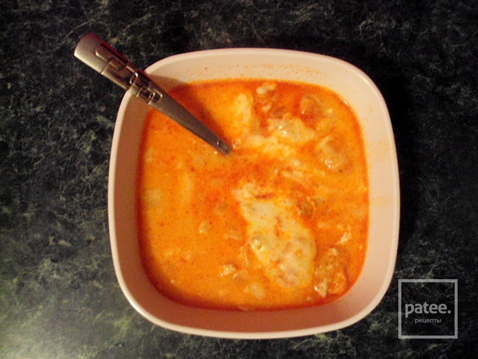 Куриный суп Буффало с сыром - Шаг 10