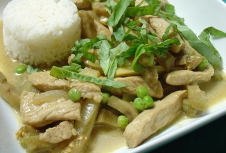 Свиное филе с тайским карри