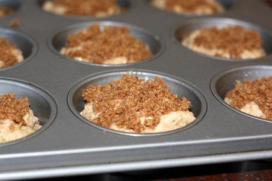 Банановые кексы - приготовление