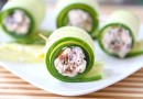 Огуречные роллы с сыром фета